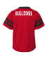 ფოტო #3 პროდუქტის Toddler Boys and Girls Red Georgia Bulldogs Two-Piece Red Zone Jersey and Pants Set