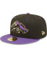 Фото #2 товара Men's Black, Purple Lowriders de Fresno Copa De La Diversion 59FIFTY Fitted Hat