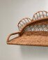 Children’s rattan wall shelf