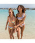 ფოტო #2 პროდუქტის Toddler, Child Girls Boho Tropical Sustainable One Shoulder Frill Bikini