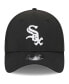 ფოტო #2 პროდუქტის Men's Black Chicago White Sox Logo 39THIRTY Flex Hat