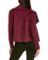 Anne Klein Asymmetric Jacket Women's Red M