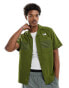 Фото #1 товара The North Face First mesh pocket short sleeve shirt in olive