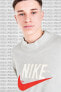 Фото #4 товара Толстовка мужская Nike Sportswear Oversized Bol Kesim Gri Sweatshirt