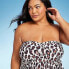 Фото #2 товара Women's Flyaway Bandeau Tankini Top - Kona Sol Animal Print 3X