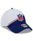 ფოტო #1 პროდუქტის Men's White, Navy NFL 2023 Sideline 39THIRTY Flex Hat