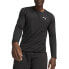 Puma Run Cloudspun Crew Neck Long Sleeve Athletic Shirt Mens Black Casual Tops 5 M - фото #1