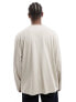 ASOS DESIGN 2 pack long sleeve oversized t-shirts in khaki and taupe