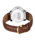 ფოტო #2 პროდუქტის Women's Disney Star Wars Child, the Alloy Brown Leather Strap Watch 38mm