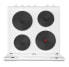Bomann EH 561 - Freestanding cooker - White - Rotary - Front - Sealed plate - 4 zone(s)