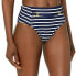 Фото #1 товара La Blanca 273298 Women High Waist Bikini Swimsuit Bottom Indigo/Capri Stripe 14