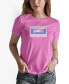 Фото #1 товара Women's 80s One Hit Wonders Word Art T-shirt