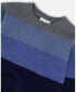 ფოტო #2 პროდუქტის Toddler Boys Colorblock Sweater Blue Gradient - Toddler|Child