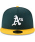 Фото #2 товара Men's Green Oakland Athletics 1989 World Series Wool 59FIFTY Fitted Hat