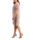 Фото #3 товара Plus Size V-Neck Asymmetric Tiered Sheath Dress