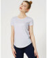 Фото #1 товара Rebody Essentials Scooped Short Sleeve Top For Women