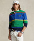 ფოტო #1 პროდუქტის Men's Classic-Fit Striped Jersey Rugby Shirt