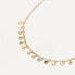 Gentle gilded necklace with pendants WILLOW Gold CO01-192-U