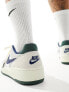 Фото #7 товара Nike Full Force LO trainers in off white and green