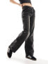 Фото #4 товара COLLUSION x016 mid rise carpenter jeans in washed black