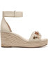 Фото #2 товара Women's Clemens-Shell Espadrille Wedge Sandals