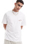 Jack & Jones oversized t-shirt with l'atelier art backprint in white