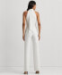 Фото #2 товара Women's Wide-Leg Halter Jumpsuit