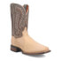 Фото #2 товара Dan Post Boots Barrett Lizard Embroidered Square Toe Cowboy Mens Beige, Grey Ca