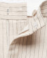 ფოტო #4 პროდუქტის Women's Striped Suit Pants
