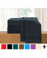 Фото #3 товара Постельное белье Elegant Comfort Набор из 4 предметов "Мягкие однотонные простыни" для кровати Twin/Twin XL