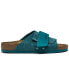 Фото #6 товара Men's Kyoto Suede Leather Slide Sandals from Finish Line