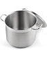 Фото #1 товара Stockpots Stainless Steel, 16 Quart Professional Grade Stock Pot with Lid, Silver