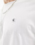 Фото #2 товара Calvin Klein Jeans embroidery badge t-shirt in white