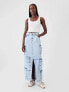 Фото #2 товара Denim Double Cargo Maxi Skirt