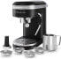 Фото #3 товара Kitchen Aid 5KES6503EBK Artisan 5KES6503 Espresso Machine Cast Iron Black Metal Casing Coffee Machine