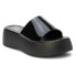 Фото #2 товара BEACH by Matisse Solar Platform Womens Black Casual Sandals SOLAR-015