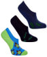 ფოტო #2 პროდუქტის Women's No-Show W-Cotton Novelty Socks with Seamless Toe, Pack of 3