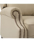 Pierce Genuine Leather Recliner with Nailhead Trims