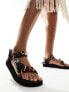 Фото #3 товара Arizona Loves Trekky bandana leopard print sandals in multi