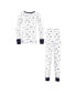 Big Boys Toddler/Child Unisex Organic Cotton Tight-Fit Pajama Set, Arctic