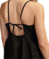 ფოტო #4 პროდუქტის Women's Drawstring Pocket Cotton Babydoll Mini Dress