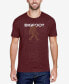 ფოტო #4 პროდუქტის Men's Bigfoot Premium Blend Word Art T-shirt