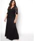 Фото #2 товара Вечернее платье KIYONNA Soiree Draped для женщин плюс-размера