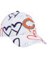 ფოტო #3 პროდუქტის Big Girls White Chicago Bears Adore Clean Up Adjustable Hat