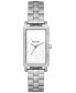 Women's Hagen Three Hand Silver-Tone Stainless Steel Watch 22mm