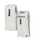 Men's #1 White Cincinnati Bearcats Team Replica Basketball Jersey