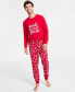 ფოტო #1 პროდუქტის Matching Men's Mix It Merry & Bright Pajamas Set, Created for Macy's