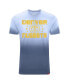 Men's and Women's Denver Nuggets Bingham Sun-Fade T-Shirt Синий, L - фото #3