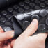 Anro Rubber Floor Mat With Dimples, 120 cm Wide, 3 mm Thick, Black, Customisable, 90 x 120cm