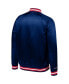 Фото #4 товара Men's Navy St. Louis Cardinals Lightweight Satin Full-Snap Jacket